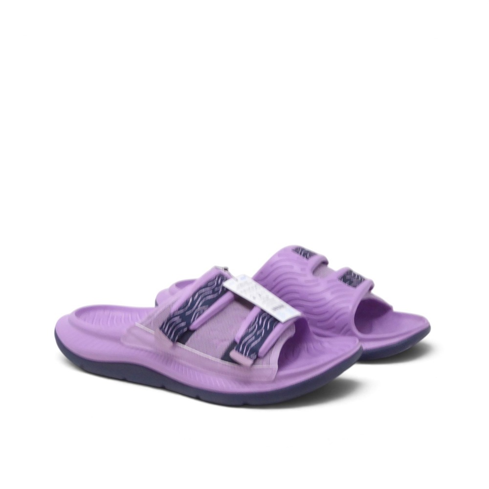 NEW Hoka Mens Ora Luxe Slide Sandals Violet Bloom Outerspace Size 13